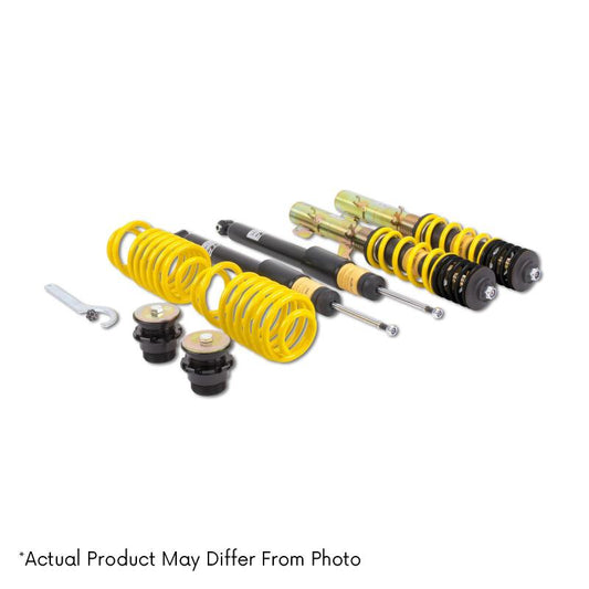 2006-2013 AUDI A3/2006 VOLKSWAGEN GOLF/2006-2009 VOLKSWAGEN GTI/2005-2017 VOLKSWAGEN JETTA (54.6MM FRONT AXLE CLAMP) ST XA-HEIGHT/REBOUND ADJUSTABLE COILOVERS - ST SUSPENSION