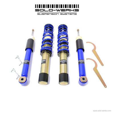 2004-2010 - BMW - 5 Series Wagon 2WD, All Engines (With Rear Factory Air Bags) - E61 - Solo-Werks Coilovers