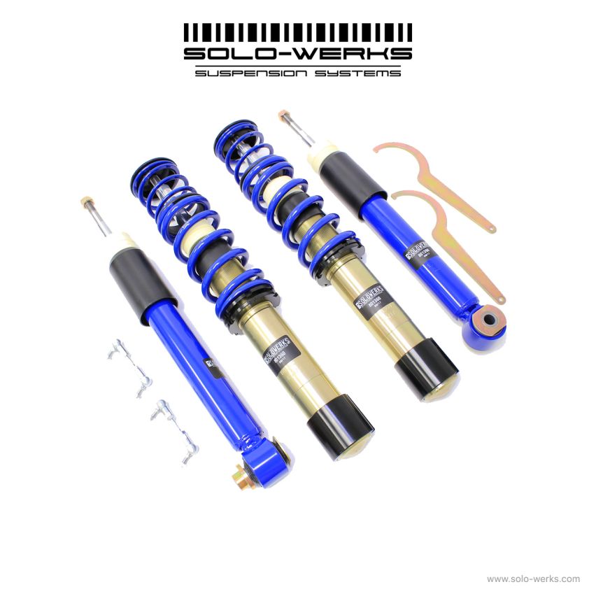 2004-2010 - BMW - 5 Series Wagon 2WD, All Engines (With Rear Factory Air Bags) - E61 - Solo-Werks Coilovers
