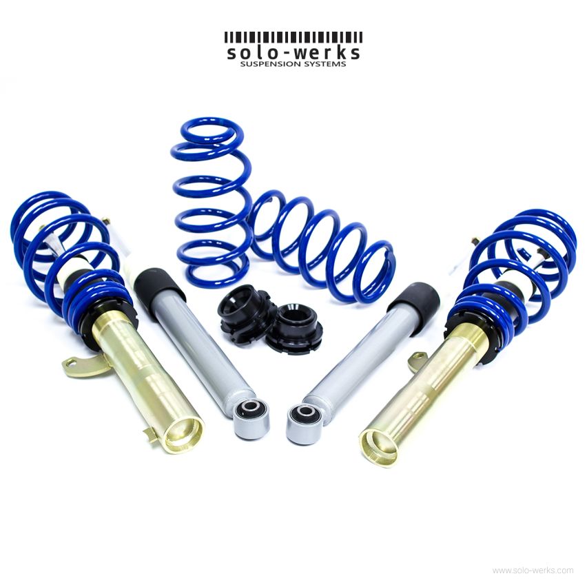 2011-2018 - VW - Jetta, Incl. SE, SEL (55mm Front Strut Tube - With Torsion Beam Rear Suspension) - MK6 - Solo-Werks Coilovers